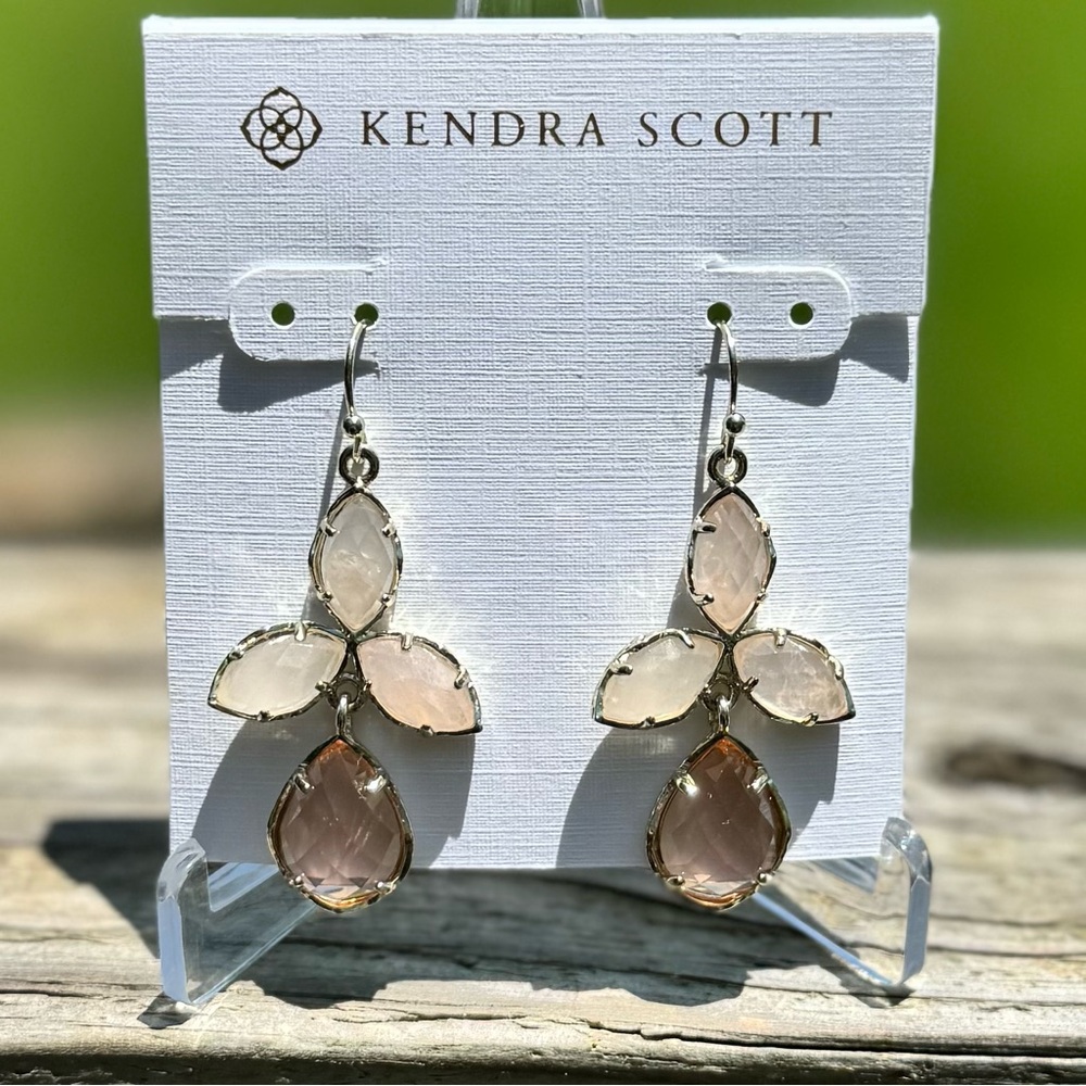 Kendra Scott Vintage Kendall Pastel Gold Tone Kendall Earrings